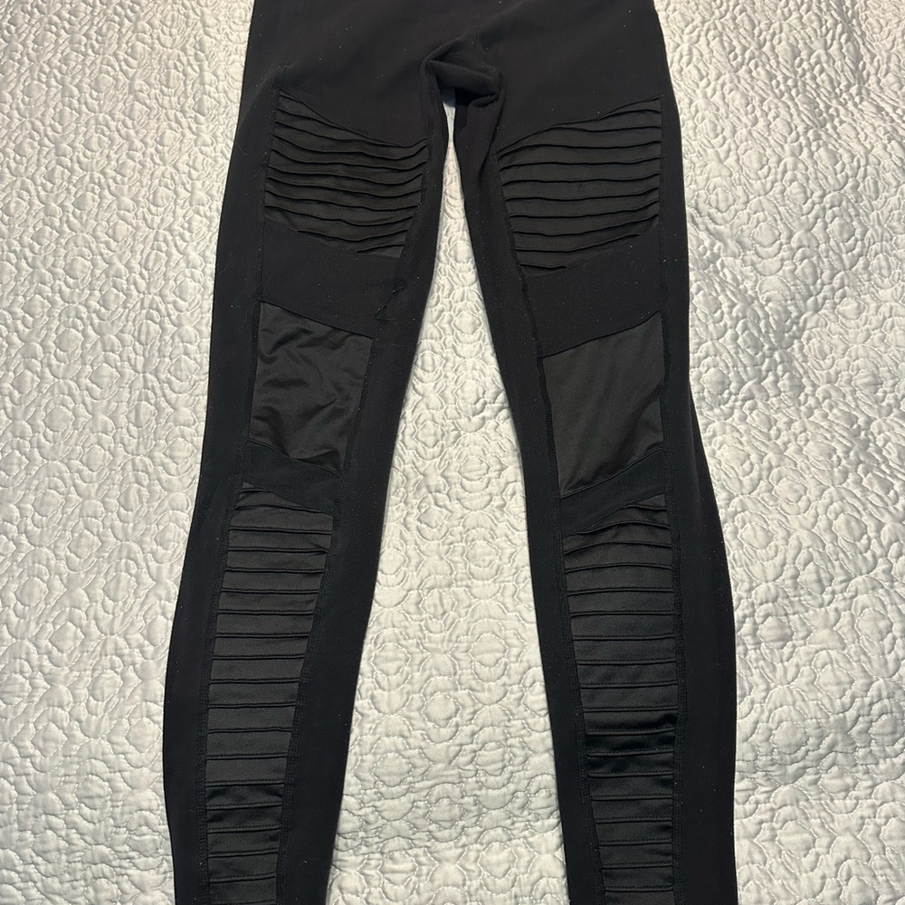 ALO Black Moto Leggings